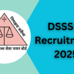 DSSSB Recruitment 2025